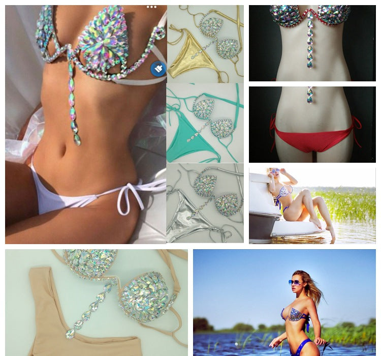 RB011RinestoneBikini