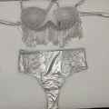 RB002 Tassel Bikini High Waist Bikini