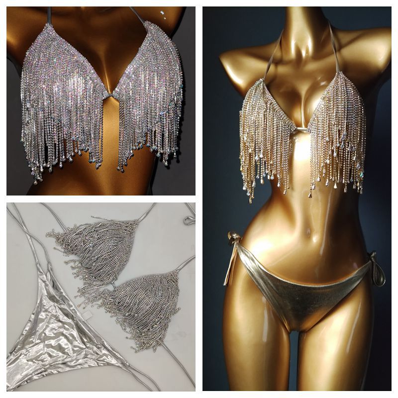 RB019RinestoneBikini
