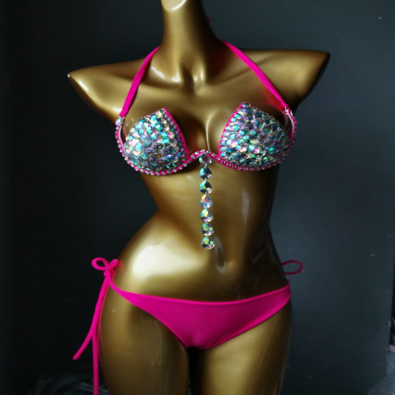 RB011RinestoneBikini