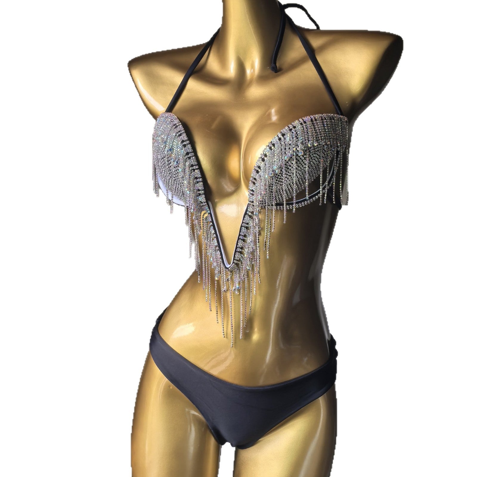 RB008RinestoneBikini