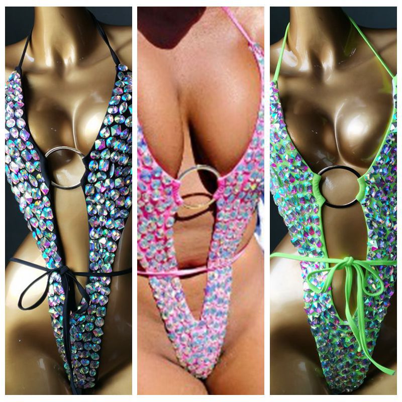 RB003RinestoneBikini