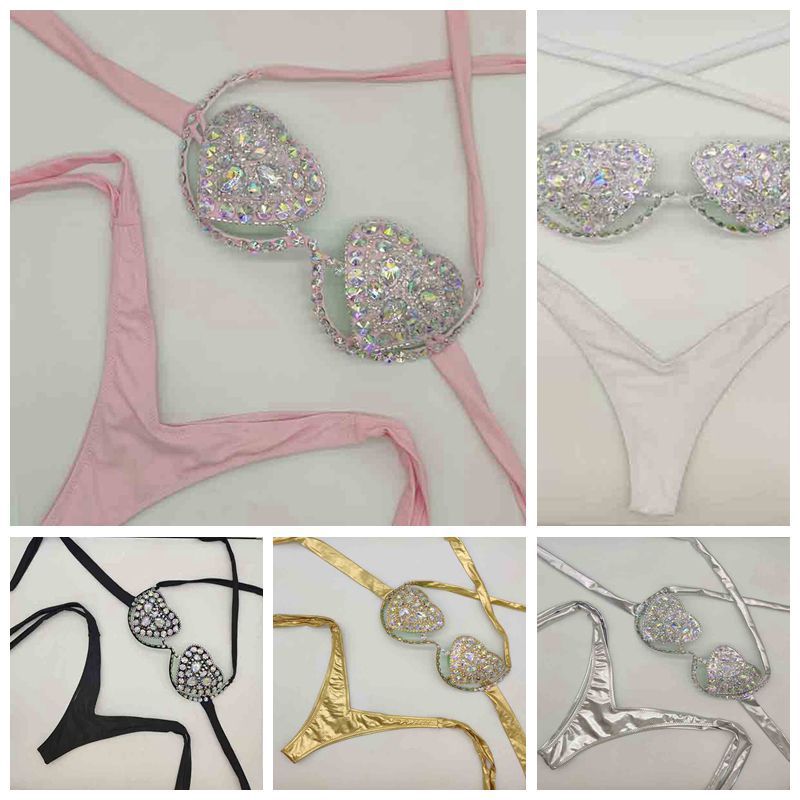 RB017RinestoneBikini