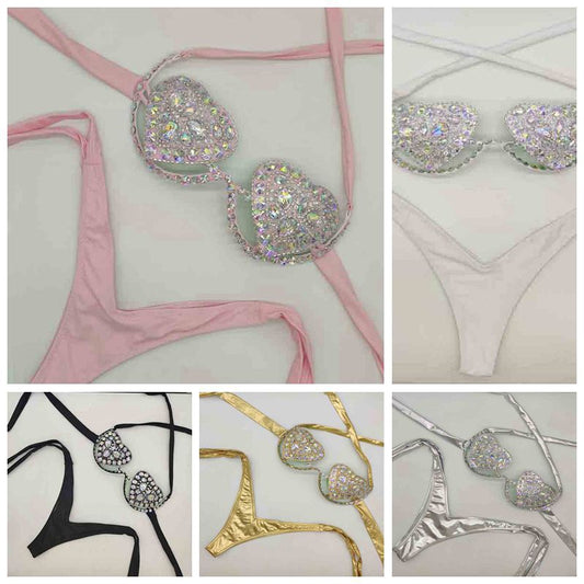 RB017RinestoneBikini