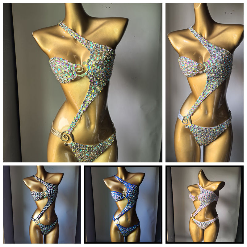 RB014RinestoneBikini