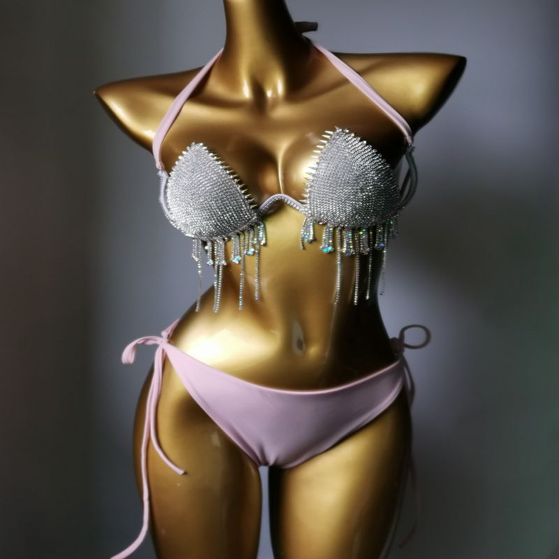 RB016RinestoneBikini