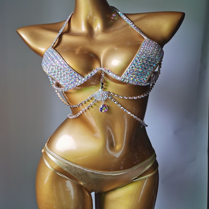 RB001RinestoneBikini