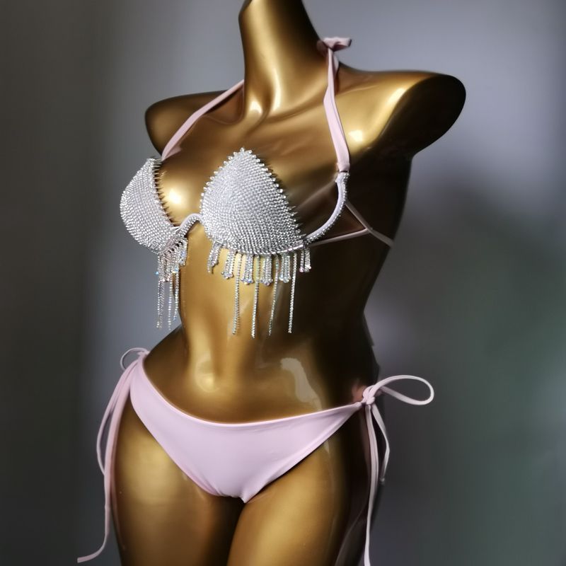 RB016RinestoneBikini