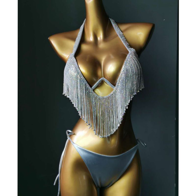 RB018RinestoneBikini