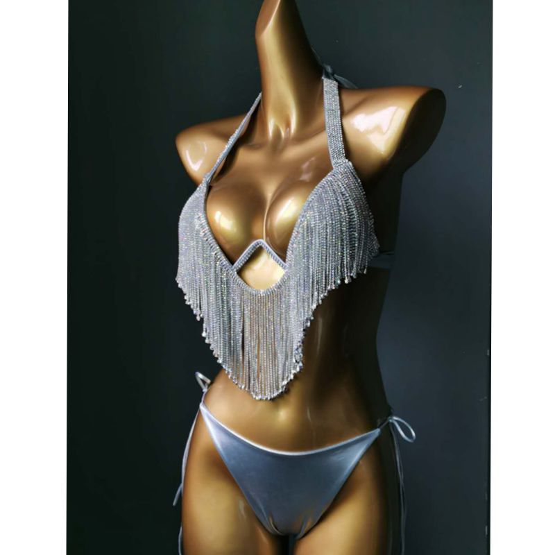 RB018RinestoneBikini