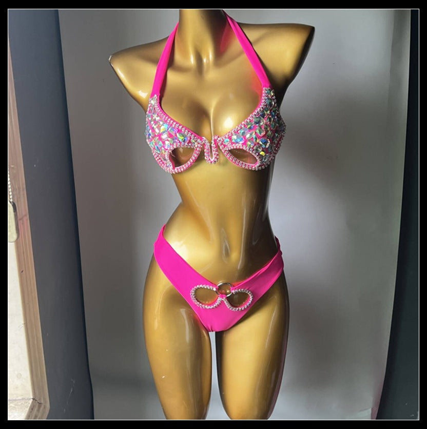 RB022RinestoneBikini