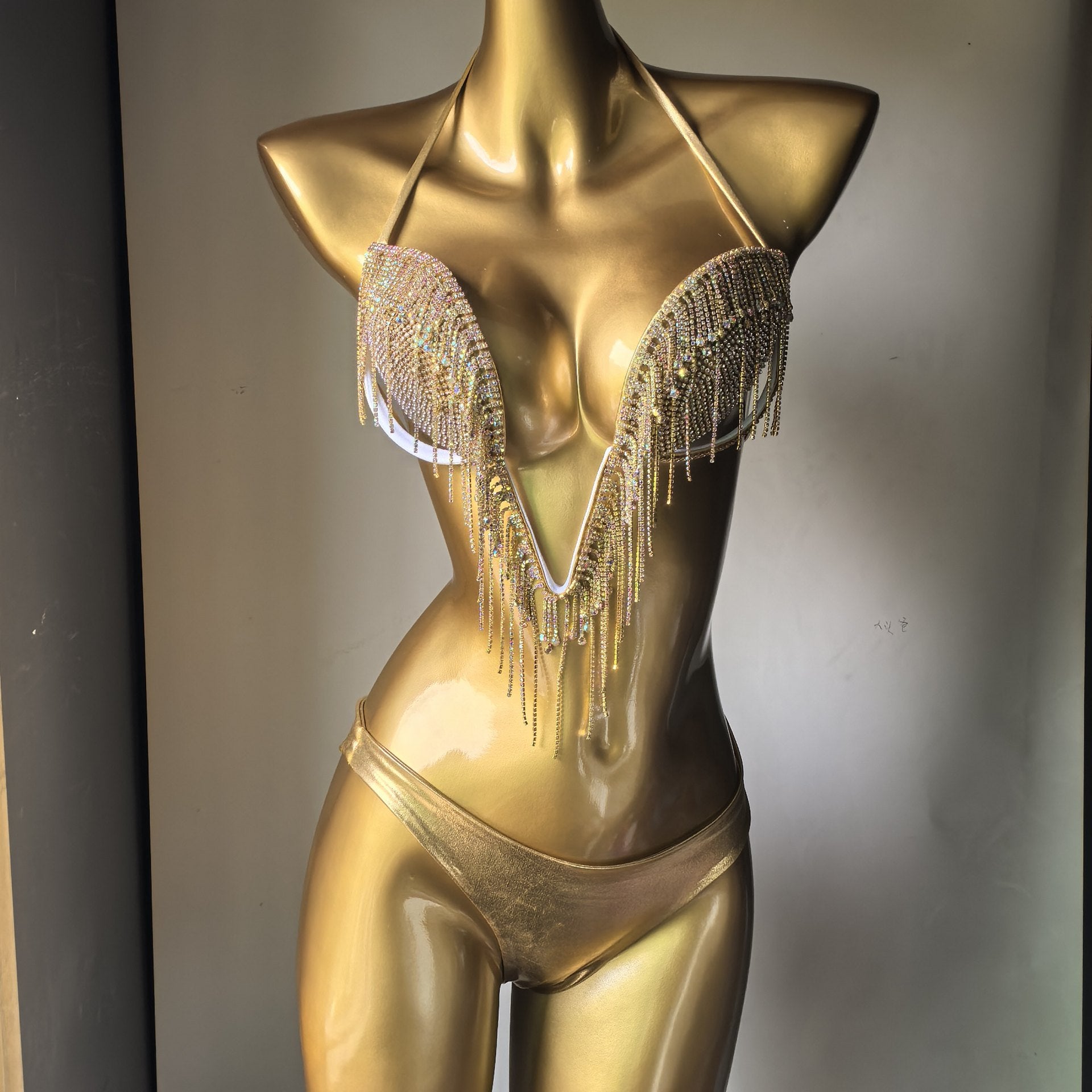 RB008RinestoneBikini