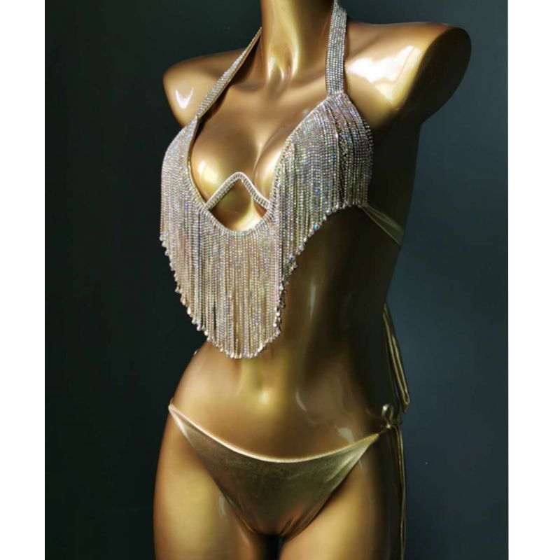 RB018RinestoneBikini