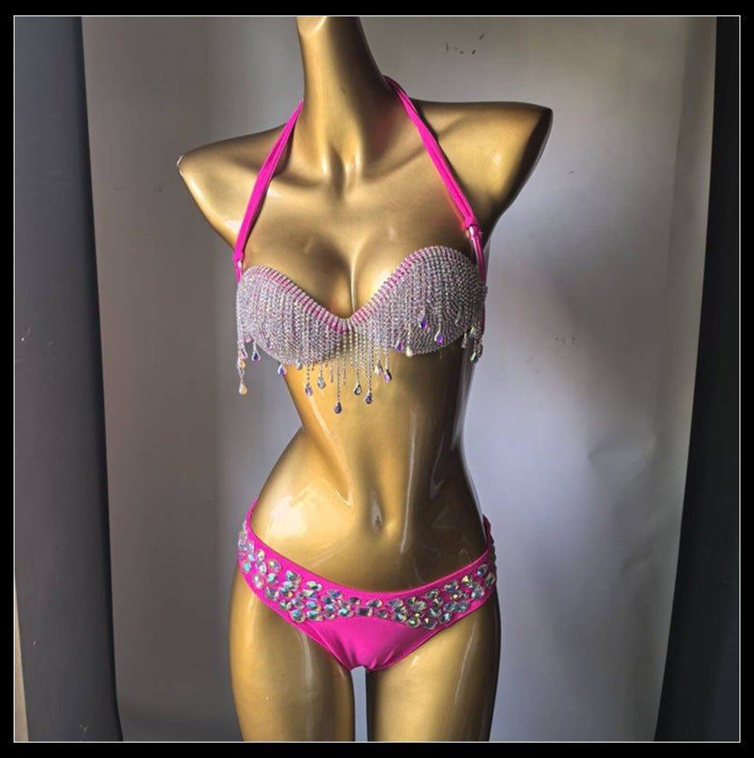 RB021RinestoneBikini