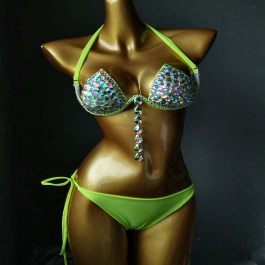 RB011RinestoneBikini