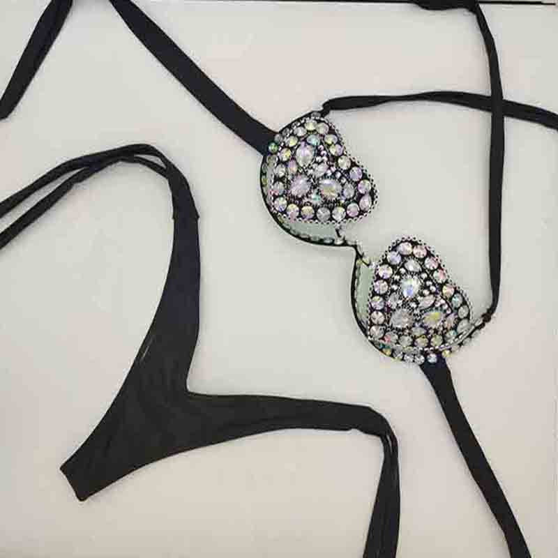 RB017RinestoneBikini
