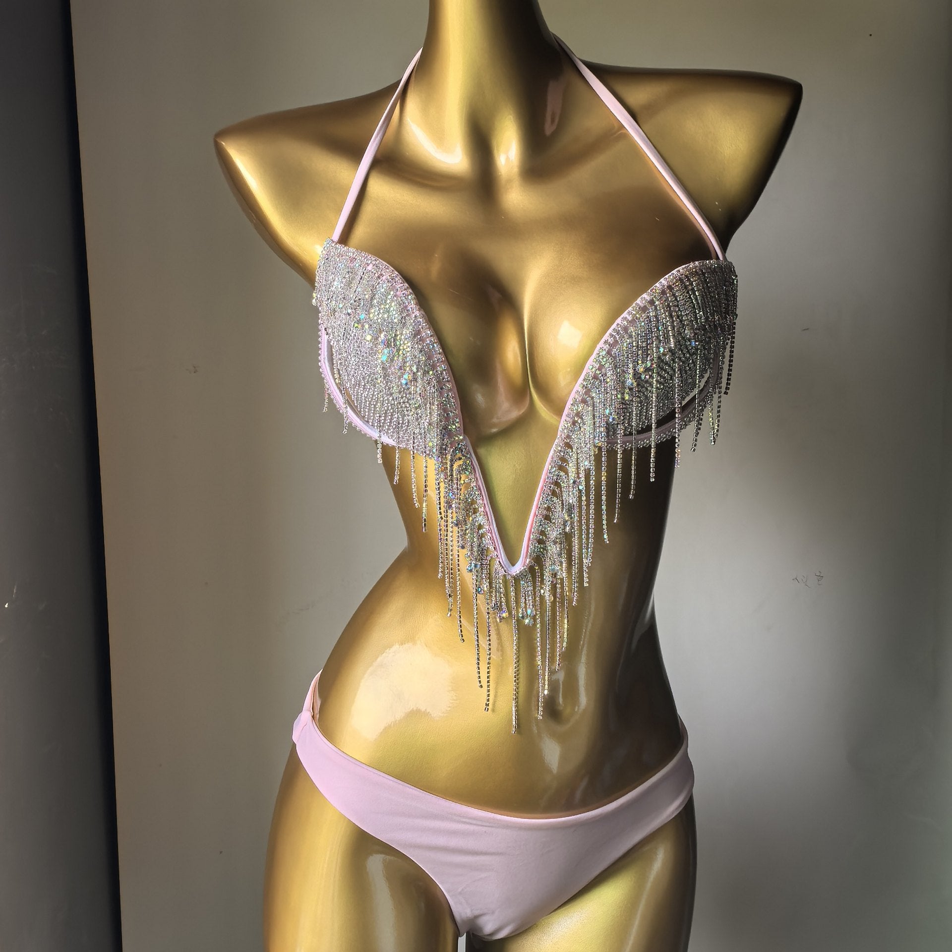 RB008RinestoneBikini