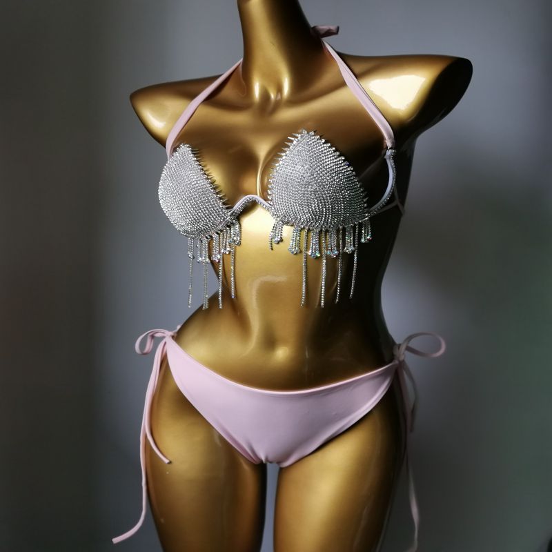 RB016RinestoneBikini