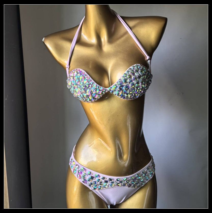 RB013RinestoneBikini