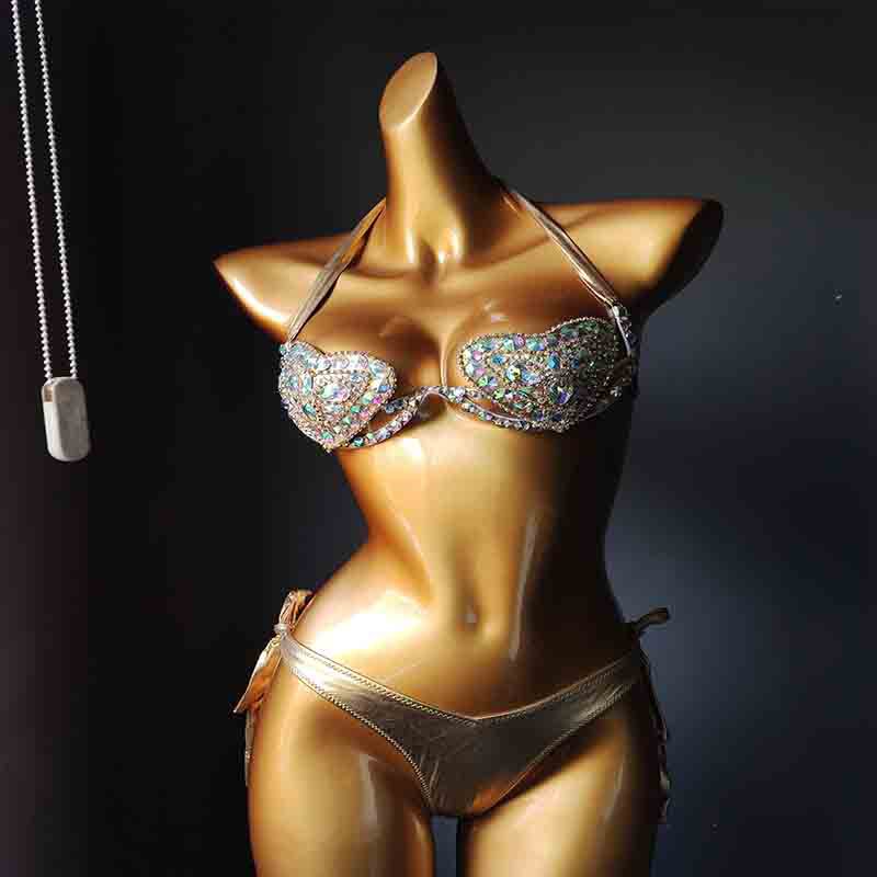 RB017RinestoneBikini