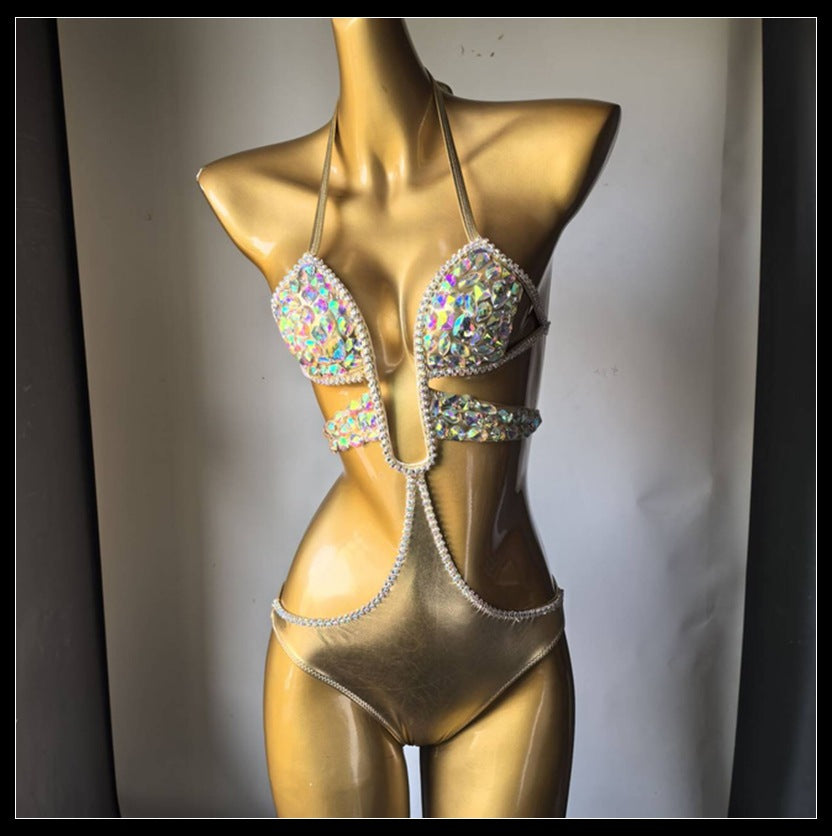 RB004RinestoneBikini